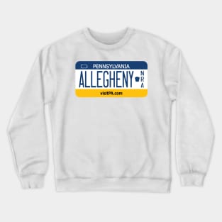 Allegheny National Recreation Area license plate Crewneck Sweatshirt